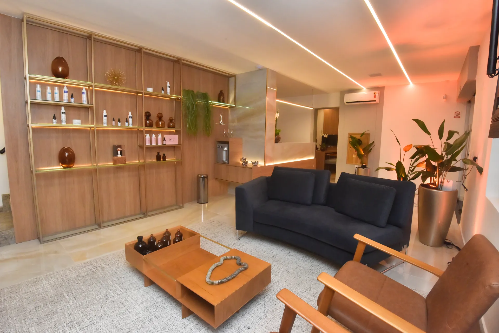 Ambiente da clínica Mais Cabello
